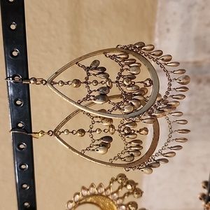 Gold/Brass tone Bohemian Earrings